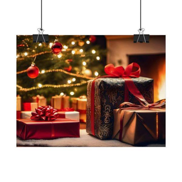 92371-1.jpg Christmas Gifts Fireplace Poster