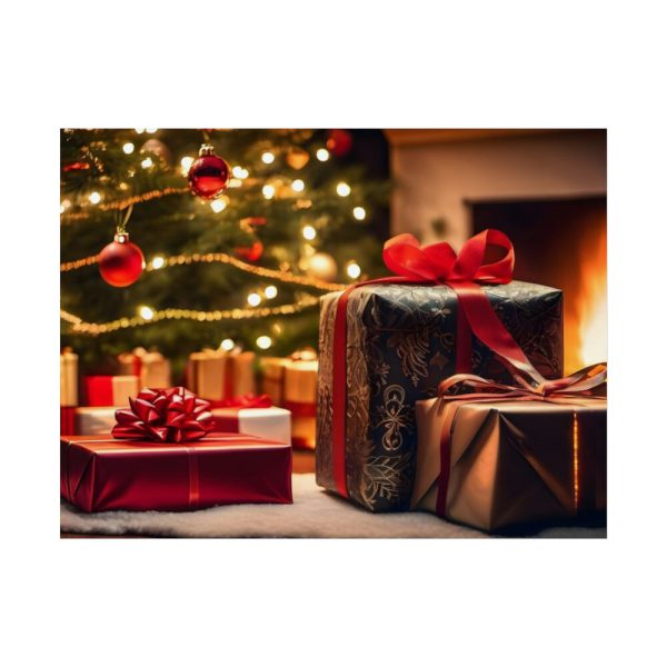 92371.jpg Christmas Gifts Fireplace Poster