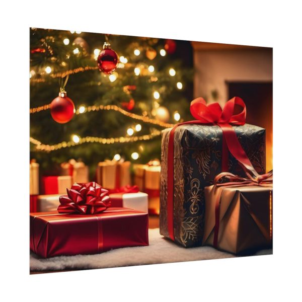 92374-2.jpg Christmas Gifts Fireplace Poster