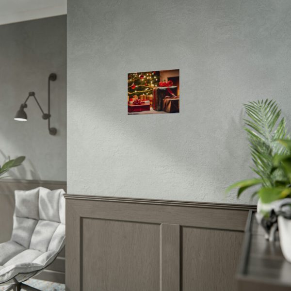 92374-4.jpg Christmas Gifts Fireplace Poster