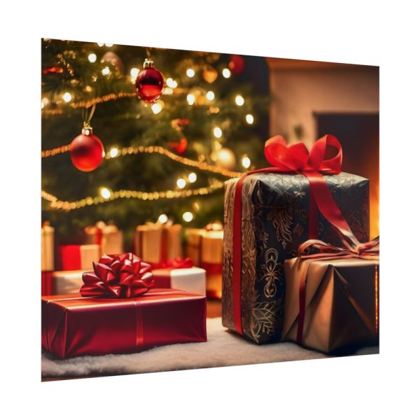 92375-2.jpg Christmas Gifts Fireplace Poster
