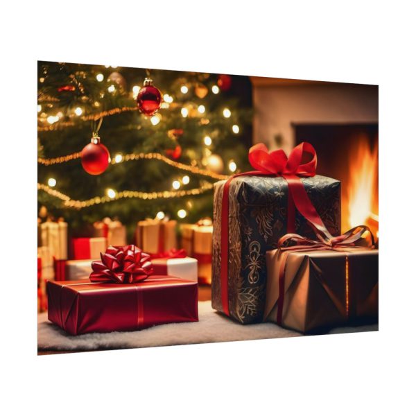 92376-2.jpg Christmas Gifts Fireplace Poster