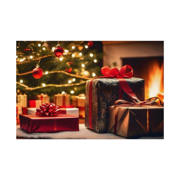 92376.jpg Christmas Gifts Fireplace Poster