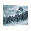 92377-17.jpg Car in Mountain Landscape With Snowy Trees Poster