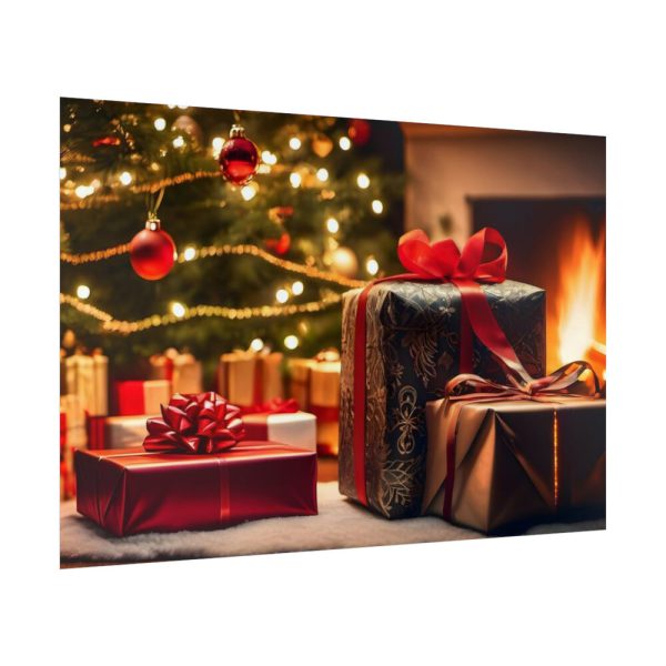 92377-2.jpg Christmas Gifts Fireplace Poster