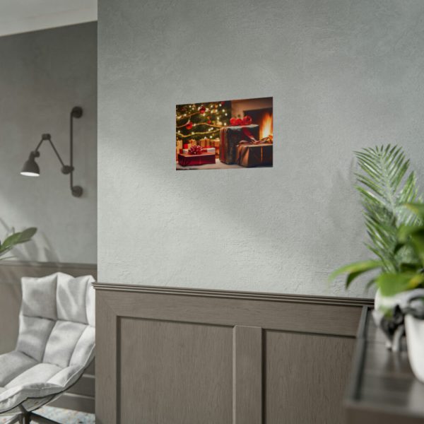 92377-4.jpg Christmas Gifts Fireplace Poster