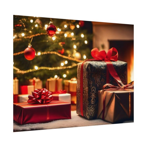 92380-2.jpg Christmas Gifts Fireplace Poster