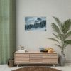 92382-18.jpg Car in Mountain Landscape With Snowy Trees Poster