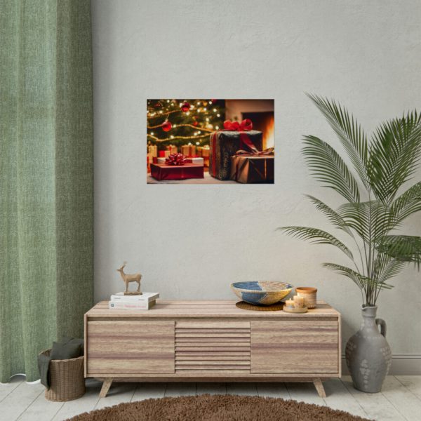 92382-3.jpg Christmas Gifts Fireplace Poster