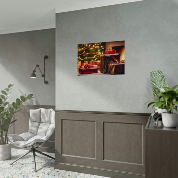 92382-4.jpg Christmas Gifts Fireplace Poster