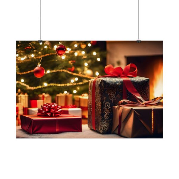 92383-1.jpg Christmas Gifts Fireplace Poster