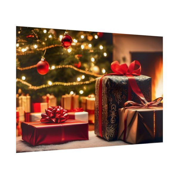 92383-2.jpg Christmas Gifts Fireplace Poster