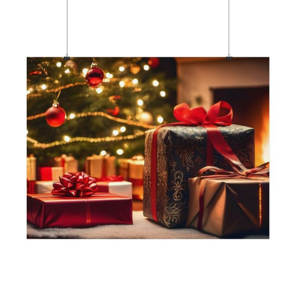 92384-1.jpg Christmas Gifts Fireplace Poster