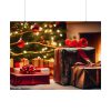 92385-1.jpg Christmas Gifts Fireplace Poster