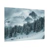 92386-17.jpg Car in Mountain Landscape With Snowy Trees Poster