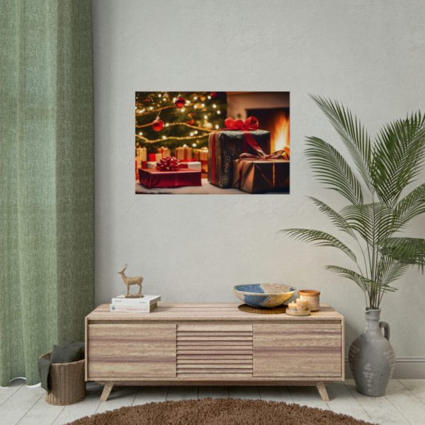 92386-3.jpg Christmas Gifts Fireplace Poster