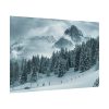 92387-17.jpg Car in Mountain Landscape With Snowy Trees Poster