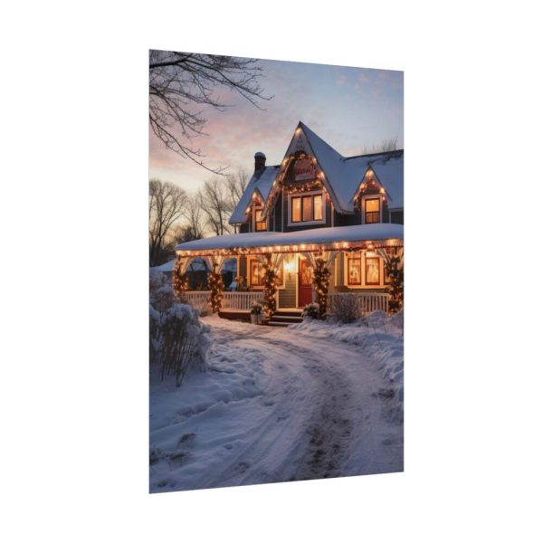 92389-2.jpg Christmas Decorated Home Poster