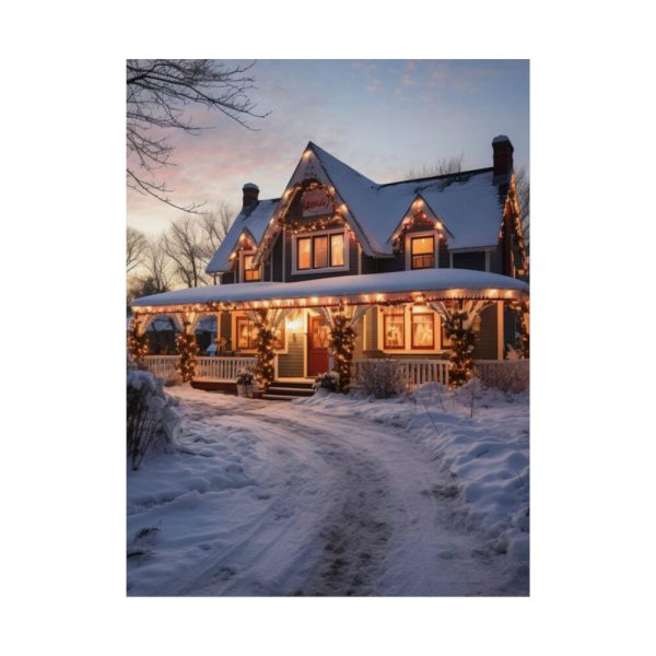 92391.jpg Christmas Decorated Home Poster