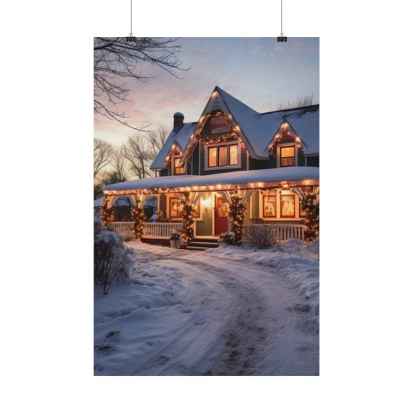 92402-1.jpg Christmas Decorated Home Poster