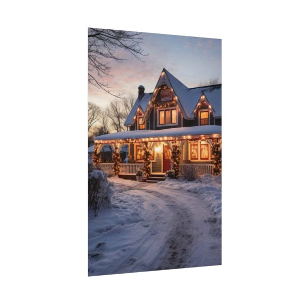 92402-2.jpg Christmas Decorated Home Poster