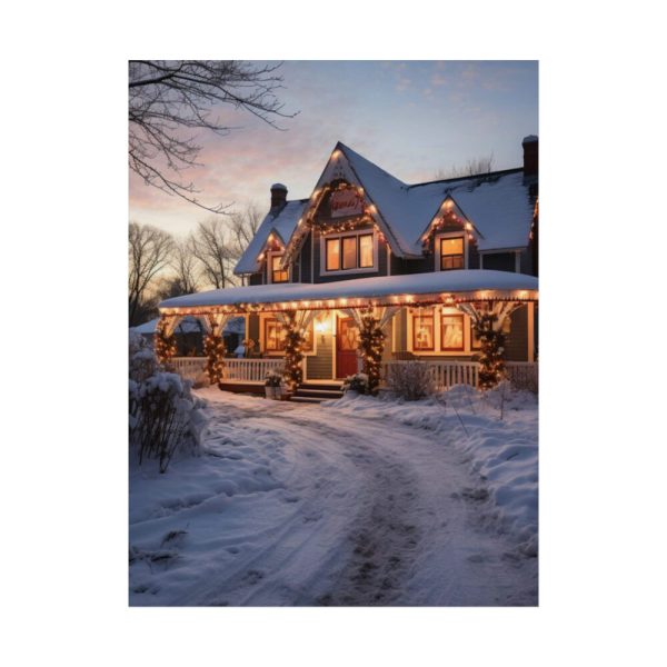 92405.jpg Christmas Decorated Home Poster