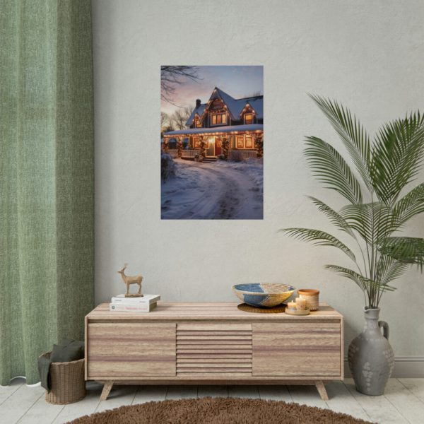 92406-3.jpg Christmas Decorated Home Poster