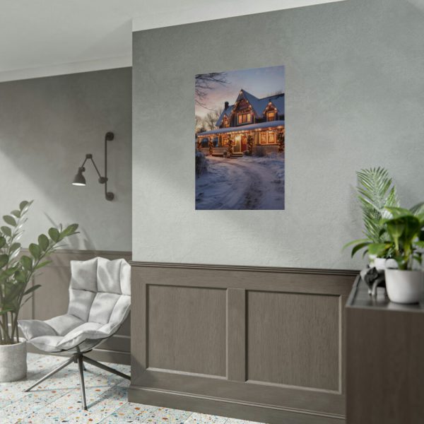 92406-4.jpg Christmas Decorated Home Poster