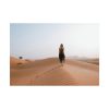 92408-145.jpg Woman Walking on Sandy Deserts Poster