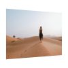 92408-147.jpg Woman Walking on Sandy Deserts Poster
