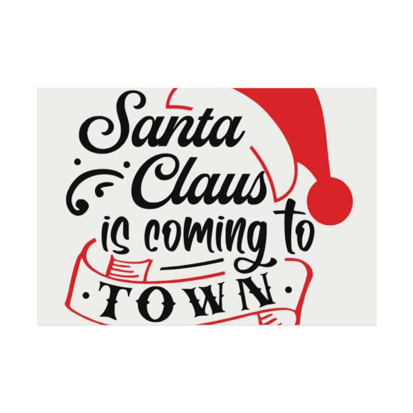 92408-170.jpg Santa Claus Typography Clipart Poster