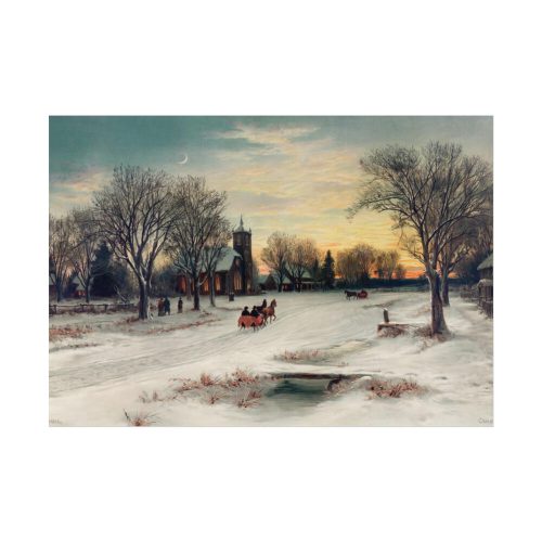 Christmas Eve by W. C. Bauer Poster