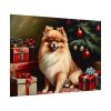 92408-207.jpg Pomeranian Vintage Christmas Poster