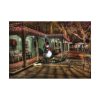 92408-210.jpg Winter Town Urban Christmas Decoration Poster