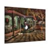 92408-212.jpg Winter Town Urban Christmas Decoration Poster