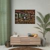 92408-213.jpg Winter Town Urban Christmas Decoration Poster