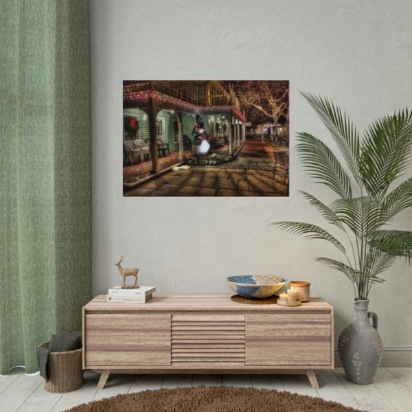 92408-213.jpg Winter Town Urban Christmas Decoration Poster