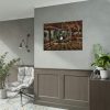92408-214.jpg Winter Town Urban Christmas Decoration Poster