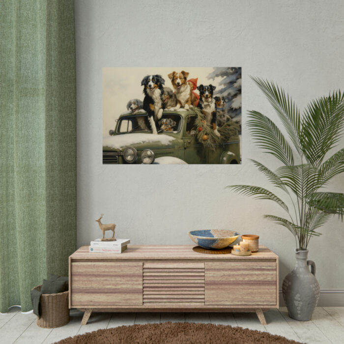 Dogs At Christmas Poster - Image 4