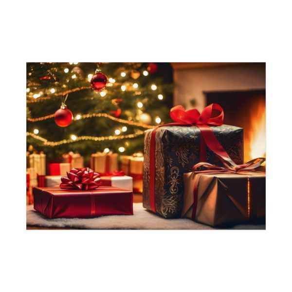 92408-255.jpg Christmas Gifts Fireplace Poster