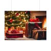 92408-256.jpg Christmas Gifts Fireplace Poster