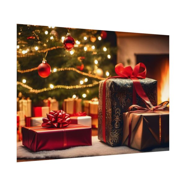 92408-257.jpg Christmas Gifts Fireplace Poster