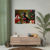 92408-268.jpg Dachshund Vintage Christmas Poster