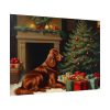 92408-272.jpg Irish Setter Vintage Christmas Poster