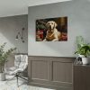 92408-284.jpg Labrador Vintage Christmas Framed Poster