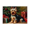 92408-300.jpg Yorkshire Terrier Vintage Christmas Poster