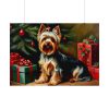 92408-301.jpg Yorkshire Terrier Vintage Christmas Poster