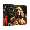 92408-307.jpg Cocker Spaniel Christmas Poster
