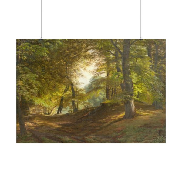 92408-31.jpg The Interior of a Forest by Godtfred Rump Poster
