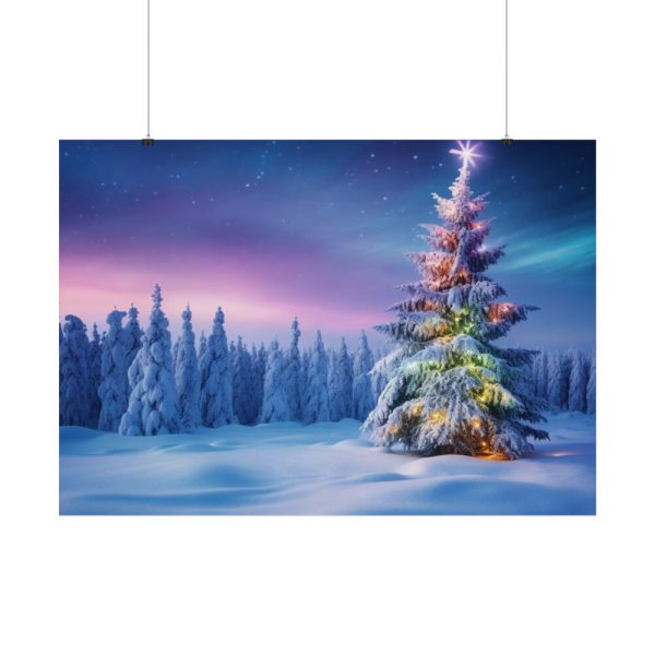 92408-321.jpg Christmas Tree Outside Poster